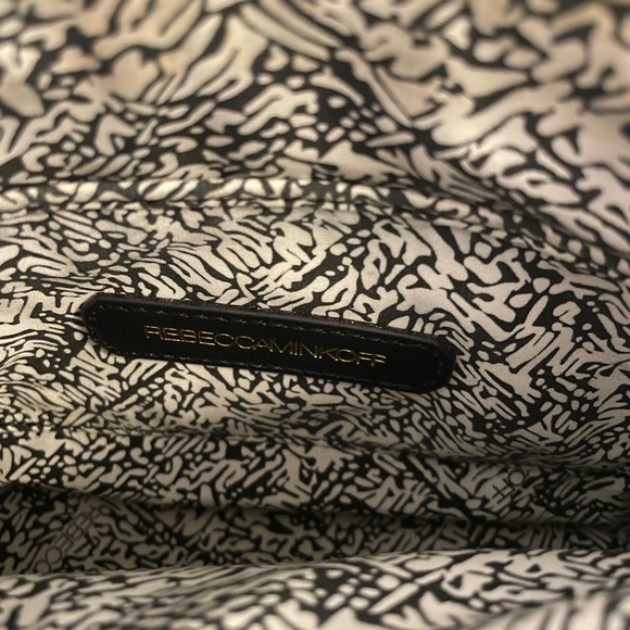 Rebecca Minkoff Mini Mac Black and Gold Bag - Picture 6 of 8